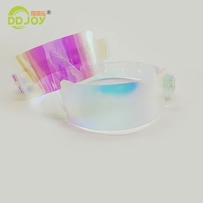 Favori de la fête Bracelet de couleur coloré Gradient Bracelet de couleur personnalisé Bracelet en TPU pour événements Solution d'identification