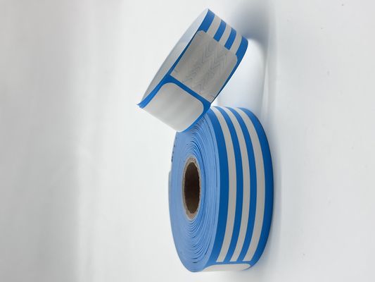 TOUS les utilisateurs finaux cibles Les bracelets thermiques imprimables avec code QR auto-adhésif en bleu