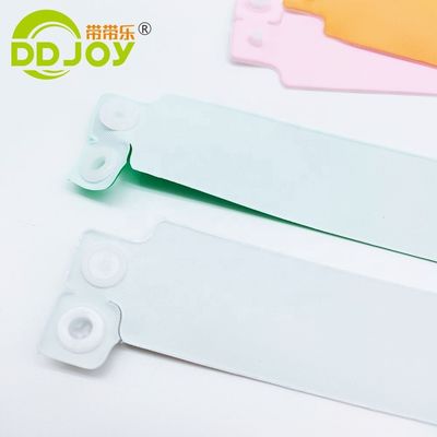 Technologie de verrouillage en plastique en PVC bleu Bracelets/bracelets pour les événements DDJOY Festivals