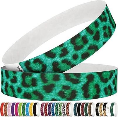 Modèles personnalisés Logo OEM Tyvek Bracelet personnalisé pour les mariages et les réunions