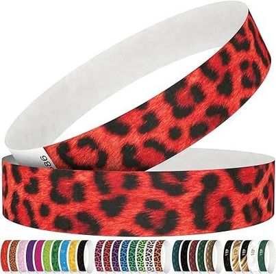Modèles personnalisés Logo OEM Tyvek Bracelet personnalisé pour les mariages et les réunions