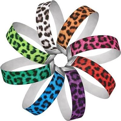 Fournitures pour les fêtes Les bracelets Tyvek imprimés sur mesure pour l'identification de la société
