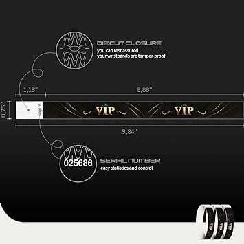 Fournitures pour les fêtes Les bracelets Tyvek imprimés sur mesure pour l'identification de la société