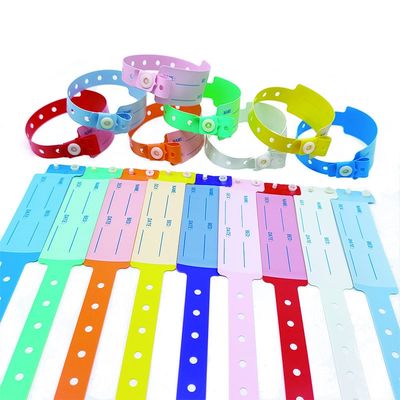 Bandes d'identification médicale étanches à l'eau jetables pour adultes et enfants 250*25 mm