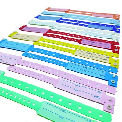 Bandes d'identification médicale étanches à l'eau jetables pour adultes et enfants 250*25 mm