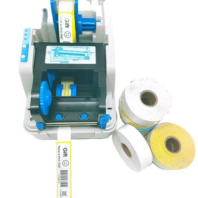 257*25mm Adultes personnalisables en papier thermique directement Des bracelets d'identification pour terrain de jeu intérieur