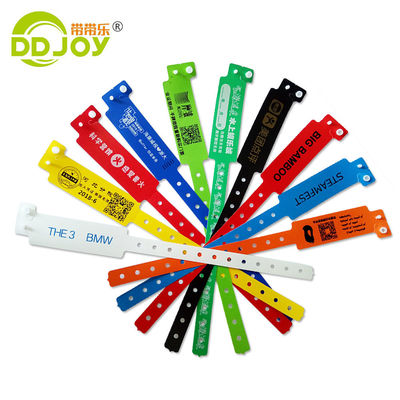 DDJOY Des bracelets en plastique PE personnalisés pour les événements