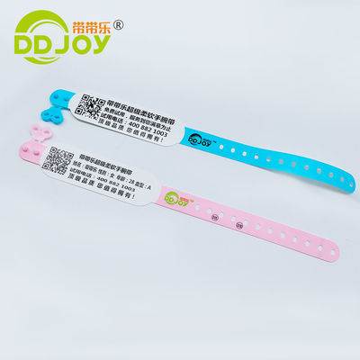 Imprimante GODEX Bracelet unique imperméable à l' eau rose pour l' identification des patients hospitalisés