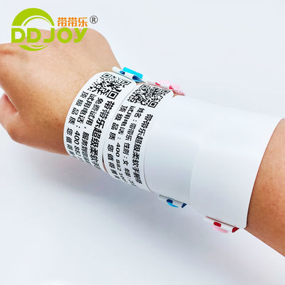 Imprimante GODEX Bracelet unique imperméable à l' eau rose pour l' identification des patients hospitalisés