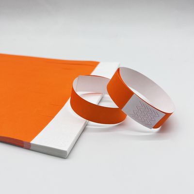 OEM Impression de logo personnalisé Tyvek Bracelets pour événements Bracelets en papier étanches
