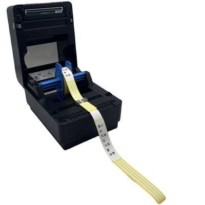 Bracelet en papier imprimable avec code à barres thermique auto-adhésif et facile