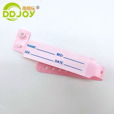 Des bracelets personnalisés pour hommes en PVC/Vinyl pour hôpitaux pour patients médicaux et enfants de DDJOY en vrac