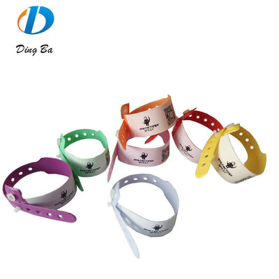 Parcs aquatiques doux certifiés ISO9001 pour enfants Événements et fêtes Bracelet de code à barres pour bébé