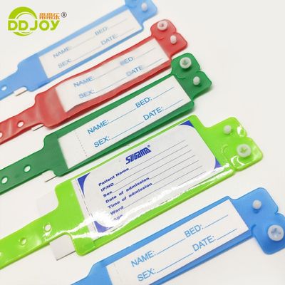 La bande d'identification de l'hôpital de style mode avec insert de carte personnalisée et pratique