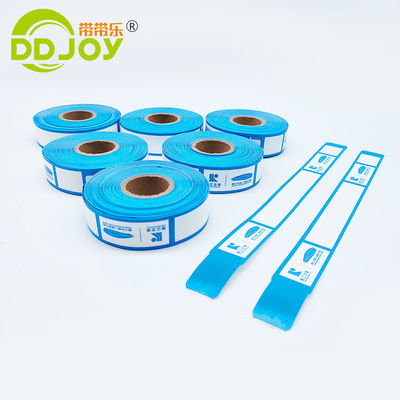 Coloris personnalisés en papier synthétique thermique Bracelet à poignet pour événements