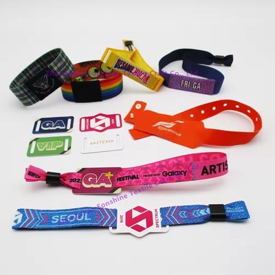 Des bracelets RFID d'impression à une ou deux faces pour la marque d'événement personnalisée