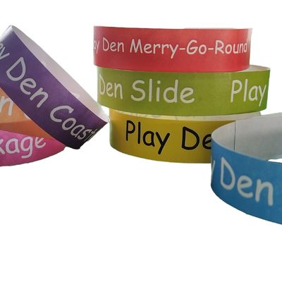 Utilisation Scénarios Événements Fêtes Coutume Une fois Tyvek Bracelet pour la décoration des fêtes