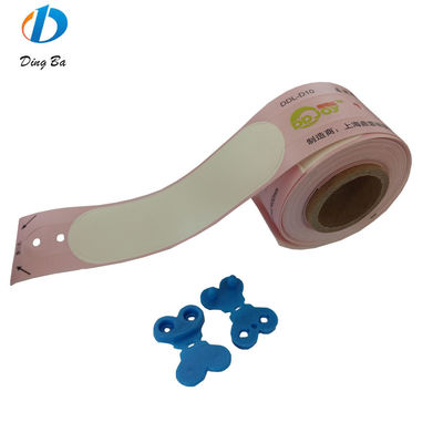 Logo personnalisé étanche à l'eau Mère Bébé Hôpital Poignet d'identification du patient avec sensibilité à la chaleur