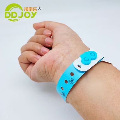Logo de stock Hôpital Patient Identifiant médical jetable Bracelet thermique Livraison rapide par DHL