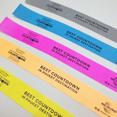 Des bracelets en papier personnalisés pour les promotions 250*25mm/250*19mm