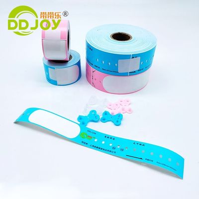 Un bracelet en papier imprimable thermique et étanche pour enfant