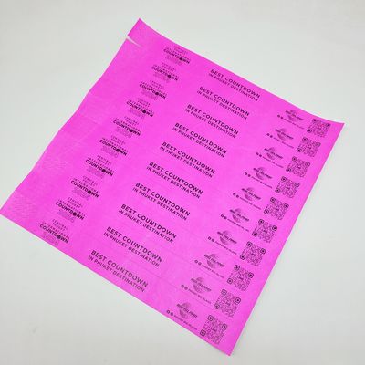 Des bracelets en papier personnalisés pour les promotions 250*25mm/250*19mm