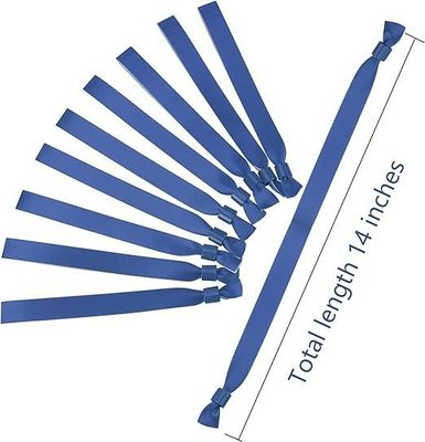 Parties d'occasion et événements Bracelets en tissu satiné personnalisés pour une seule fois