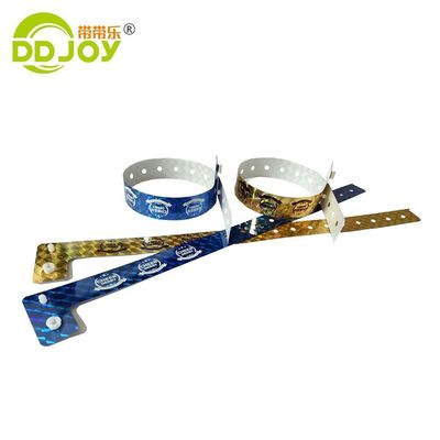 Bracelet personnalisable en forme de L en matériau holographique pour les événements 250*25mm en orange