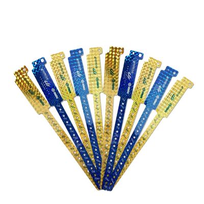 Bracelet en PVC à la mode et anti-allergie personnalisé pour identifier l'événement