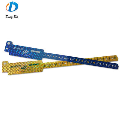 Bracelet en PVC à la mode et anti-allergie personnalisé pour identifier l'événement
