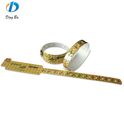Bracelet en PVC à la mode et anti-allergie personnalisé pour identifier l'événement