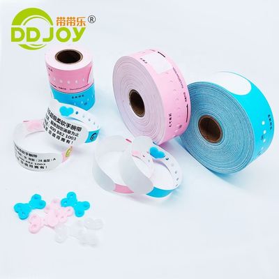 Logo personnalisé DDJOY Bracelet d'identification thermique jetable étanche pour les événements