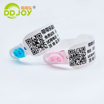 Logo personnalisé DDJOY Bracelet d'identification thermique jetable étanche pour les événements