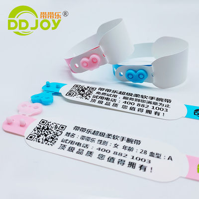 Bracelet à code QR jetable pour le parc du festival