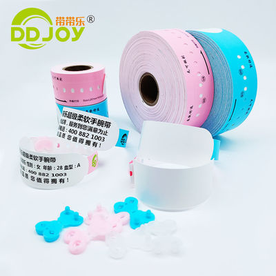Bracelet à code QR jetable pour le parc du festival