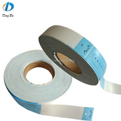 Poignet en papier synthétique thermique à impression couleur pour l'identification du patient 257*32mm