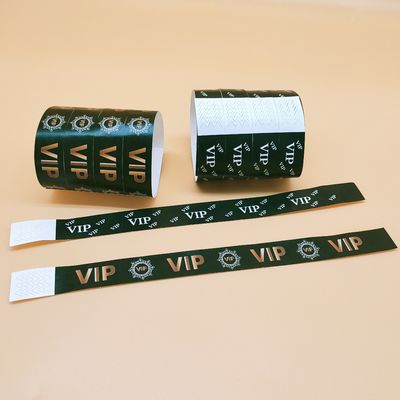 250*25mm/250*19mm Bracelet Tyvek couleur solide étanche et durable pour toutes les occasions