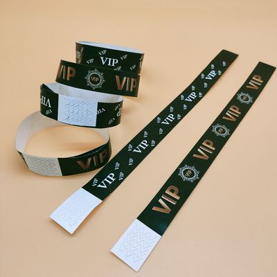250*25mm/250*19mm Bracelet Tyvek couleur solide étanche et durable pour toutes les occasions