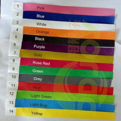 Bracelet en papier Tyvek pour la décoration des fêtes en vrac