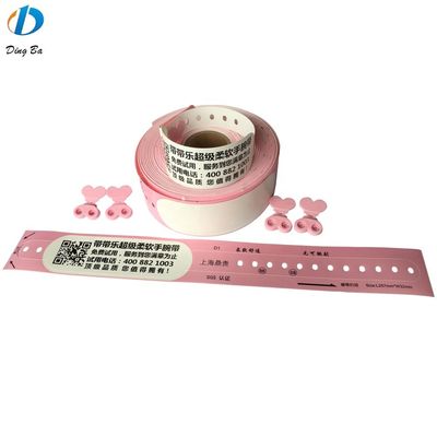 Bracelet jetable personnalisé pour le terrain de jeu des enfants Loterie étanche et durable