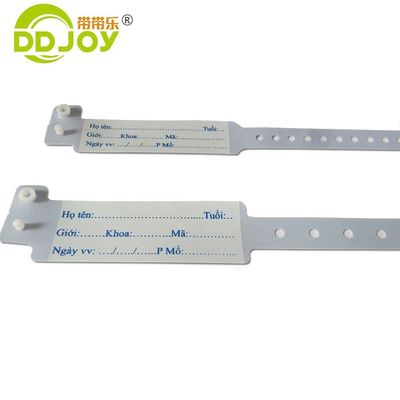 Options d'expédition UPS DHL EMS Fedex TNT Bracelet en PVC rose personnalisé pour l'hôpital