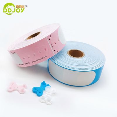 DD Joy Roll jetable taille adulte imprimable thermique de l'hôpital ID bracelet avec bleu