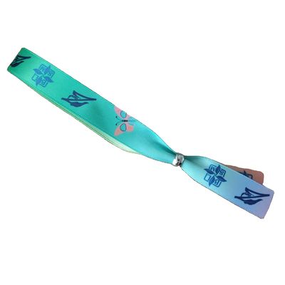 Bracelet de poignet personnalisé en tissu écologique tissé pour événements et fêtes