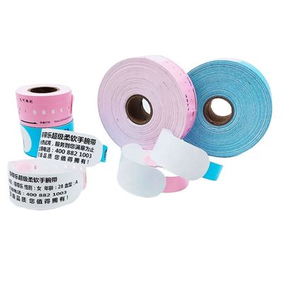 Bracelet de type serrure imprimé sur mesure Bracelet en papier synthétique thermique pour adultes et enfants
