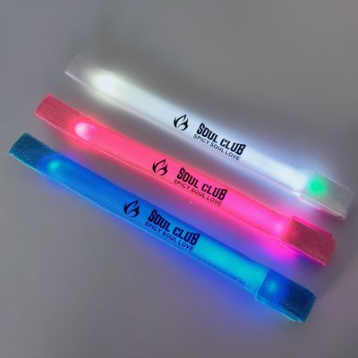 255.16*20mm Poignée LED imprimée sur mesure pour les fêtes et les événements qui brillent dans le noir