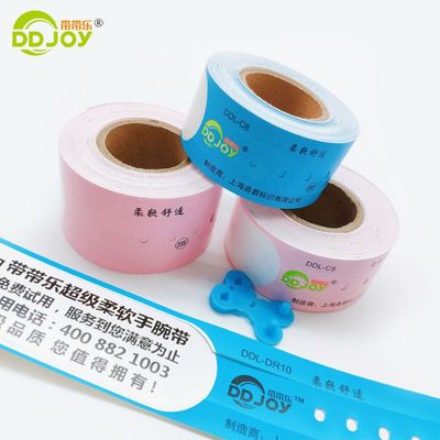 Des bracelets en papier thermique étanches idéales pour la vérification et la sécurité personnalisées de l'identité