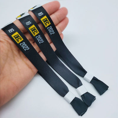 Bandes de poignet en tissu imprimé résistant aux déchirures pour les festivals de musique et l'entrée des hôtels