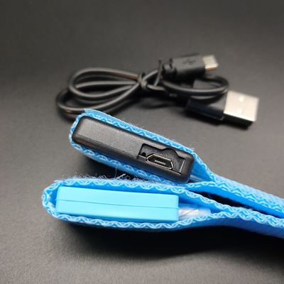 L'écran de soie personnalisé Offset Impression Nylon LED Bracelet pour la course de nuit Brille dans le bracelet sombre