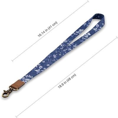 Sécurité personnalisée Imprimé Polyester Collier Lanyards avec porte-cartes porte-clés Téléphone portable