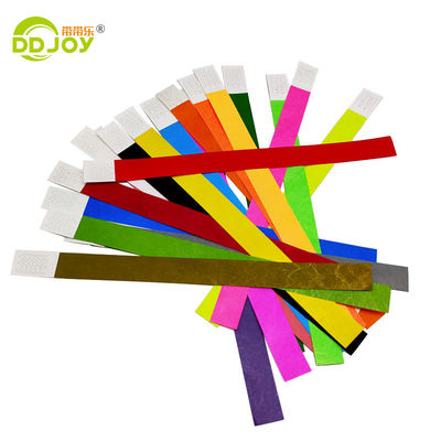 Impression à une couleur 1' 3/4' Solid Color Inkjet Printable Tyvek Poignets pour les événements